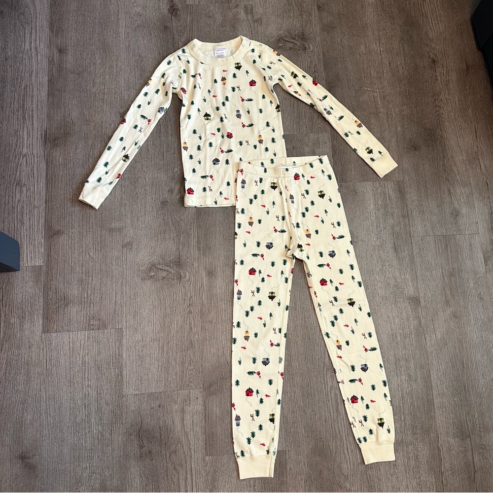 Hanna Andersson Ivory Christmas Pajamas